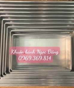 Khuôn Nhôm Gò Chữ Nhật Đáy Liền Cao 75mm